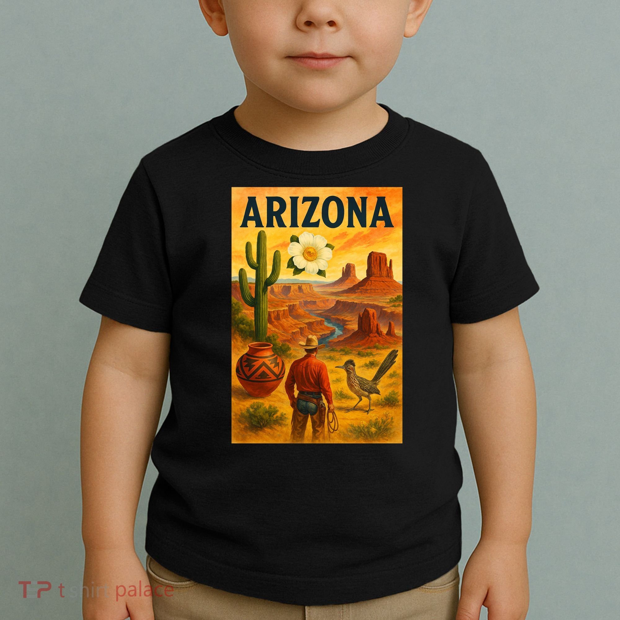 Arizona Retro Sunset Toddler T-Shirt