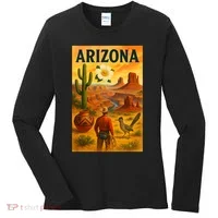 Arizona Retro Sunset Women's Long Sleeve Shirt thumb 0