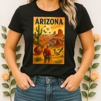 Arizona Retro Sunset Women's T-Shirt thumb 2