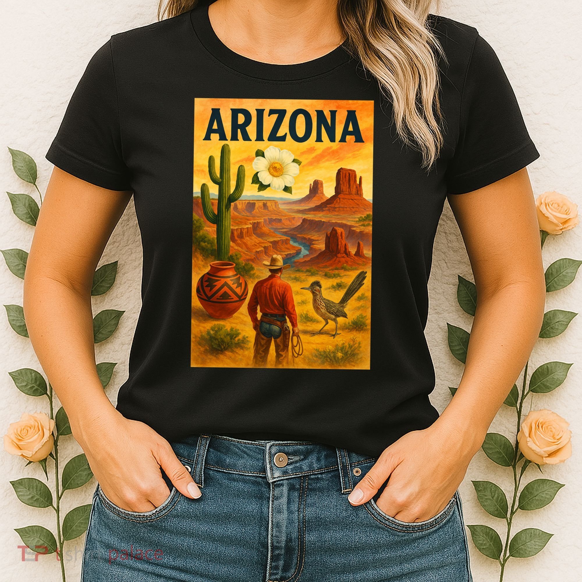Arizona Retro Sunset Women's T-Shirt