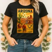 Arizona Retro Sunset Women's T-Shirt thumb 2