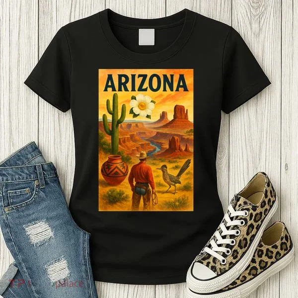 Arizona Retro Sunset Women's T-Shirt