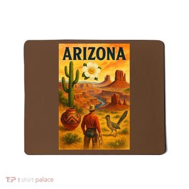 Arizona Retro Sunset Mousepad
