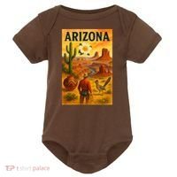 Arizona Retro Sunset Baby Bodysuit thumb 0
