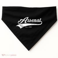 Arsenal Est. 1886 London Soccer USA-Made Doggie Bandana thumb 0