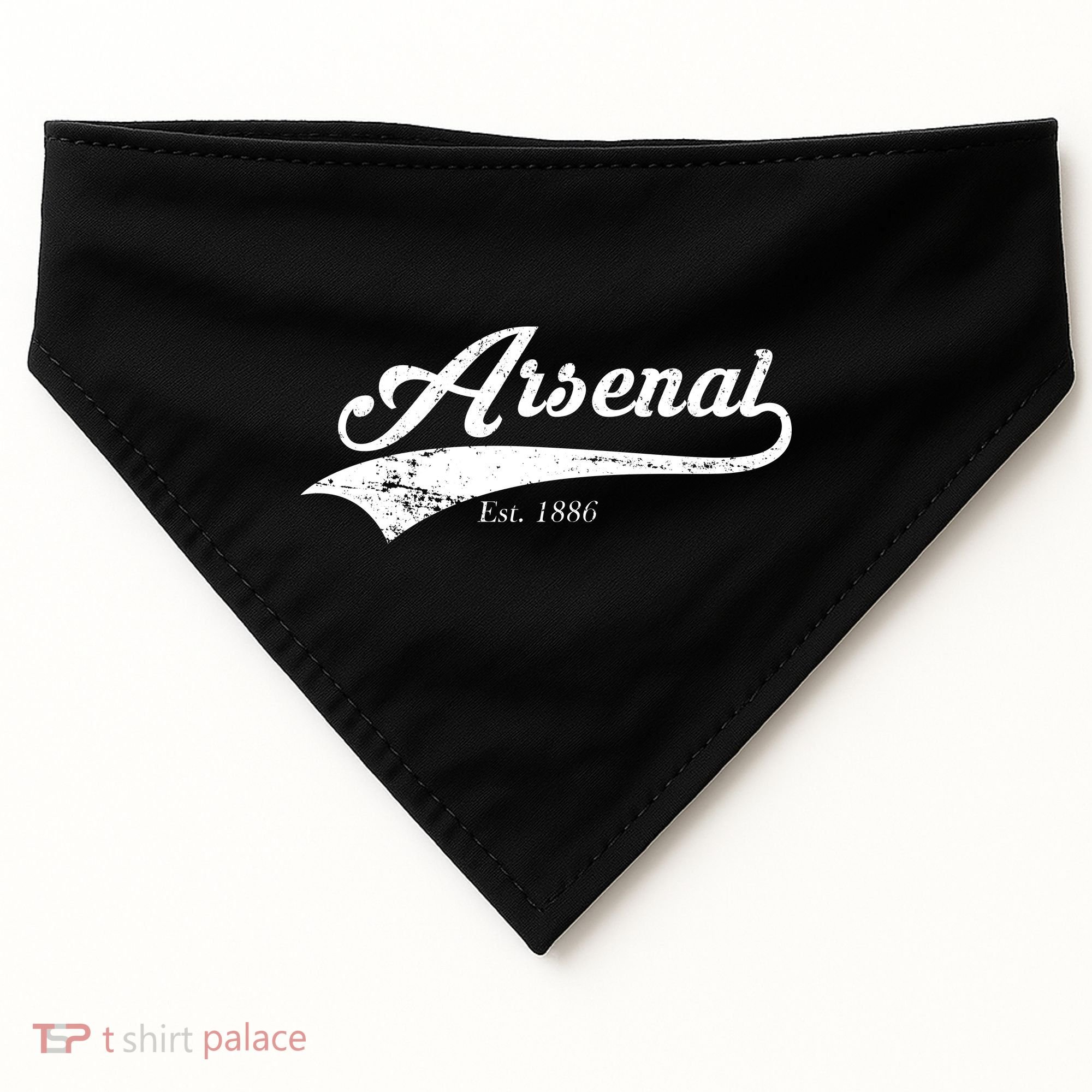 Arsenal Est. 1886 London Soccer USA-Made Doggie Bandana