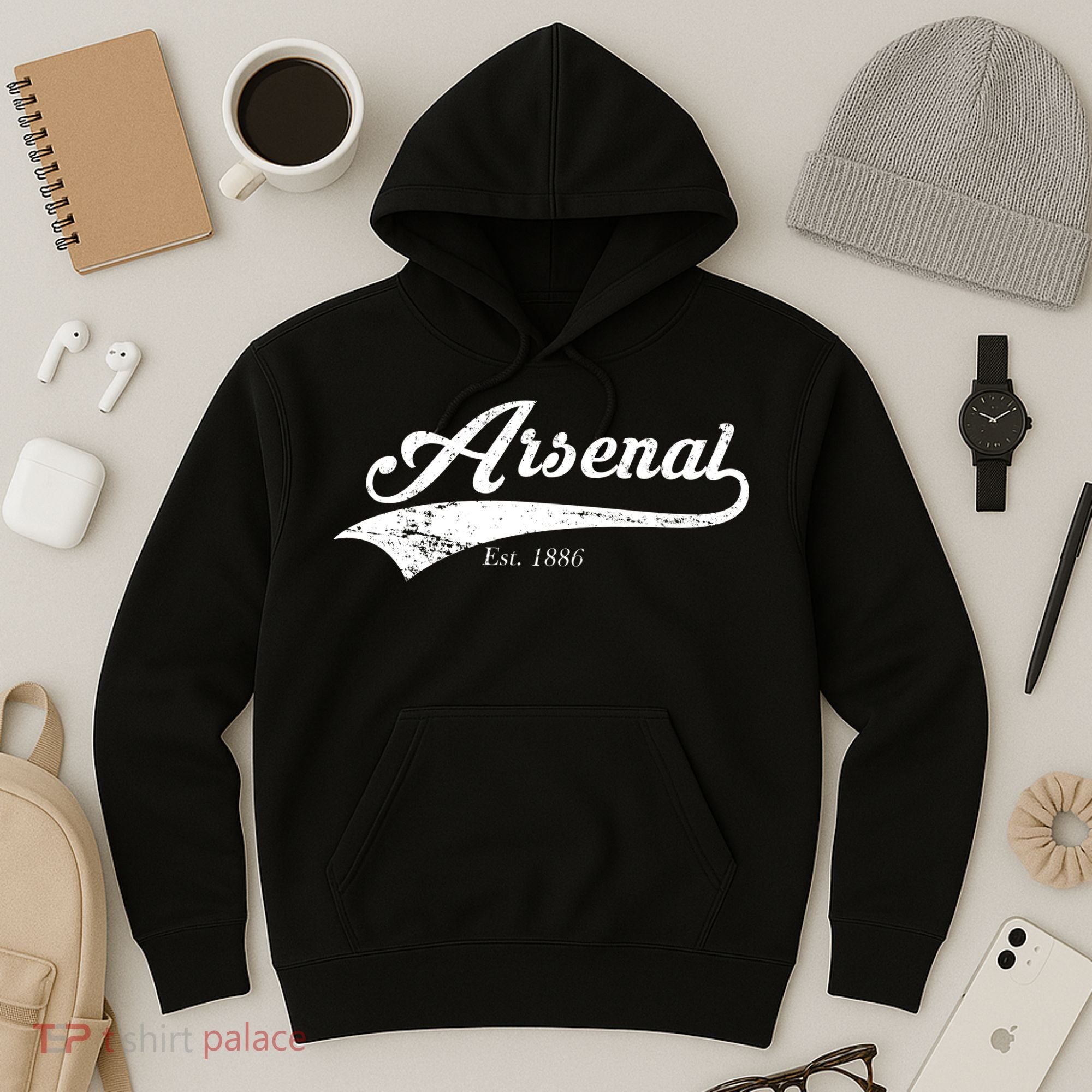 Arsenal Est. 1886 London Soccer Hoodie