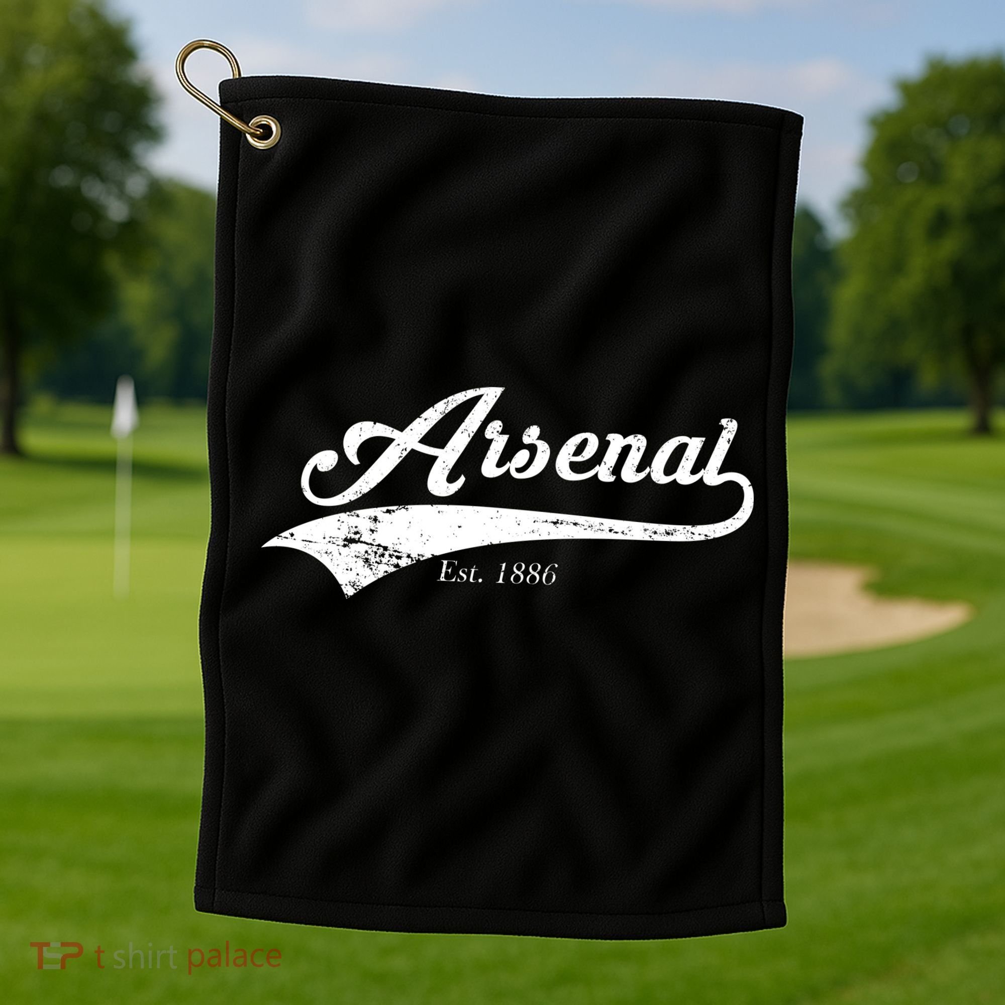 Arsenal Est. 1886 London Soccer Golf Towel