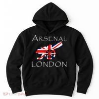 Arsenal London Soccer Jersey Cannon Union Jack  Hoodie thumb 0