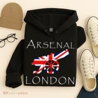 Arsenal London Soccer Jersey Cannon Union Jack  Hoodie thumb 4