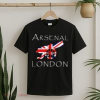 Arsenal London Soccer Jersey Cannon Union Jack  T-Shirt thumb 2