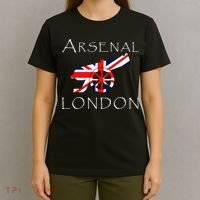 Arsenal London Soccer Jersey Cannon Union Jack  T-Shirt thumb 4