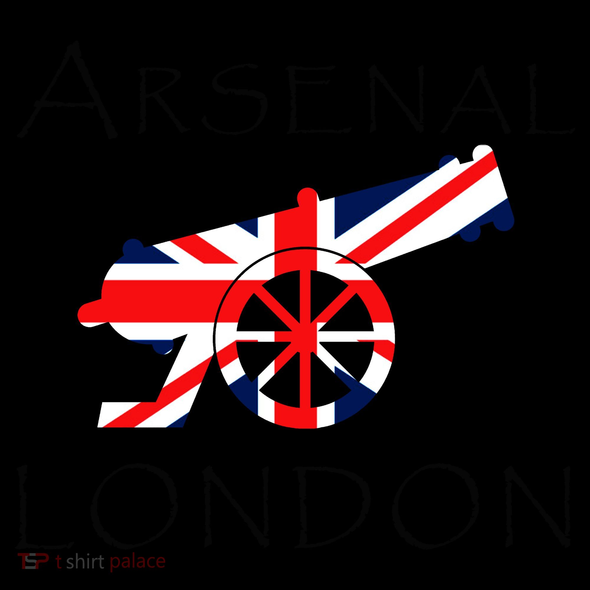 Arsenal London Soccer Jersey Cannon Union Jack  Coffee Mug