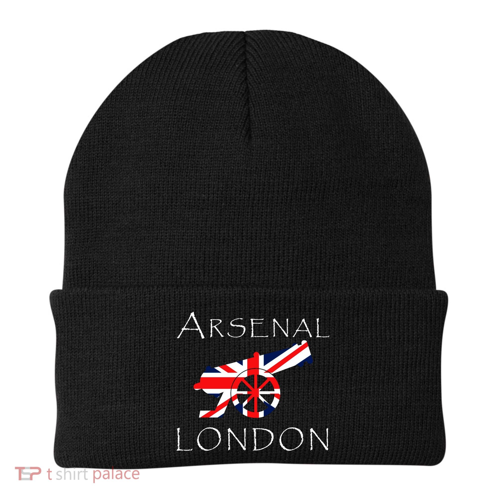 Arsenal London Soccer Jersey Cannon Union Jack  Beanie