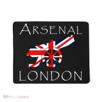 Arsenal London Soccer Jersey Cannon Union Jack  Mousepad thumb 0