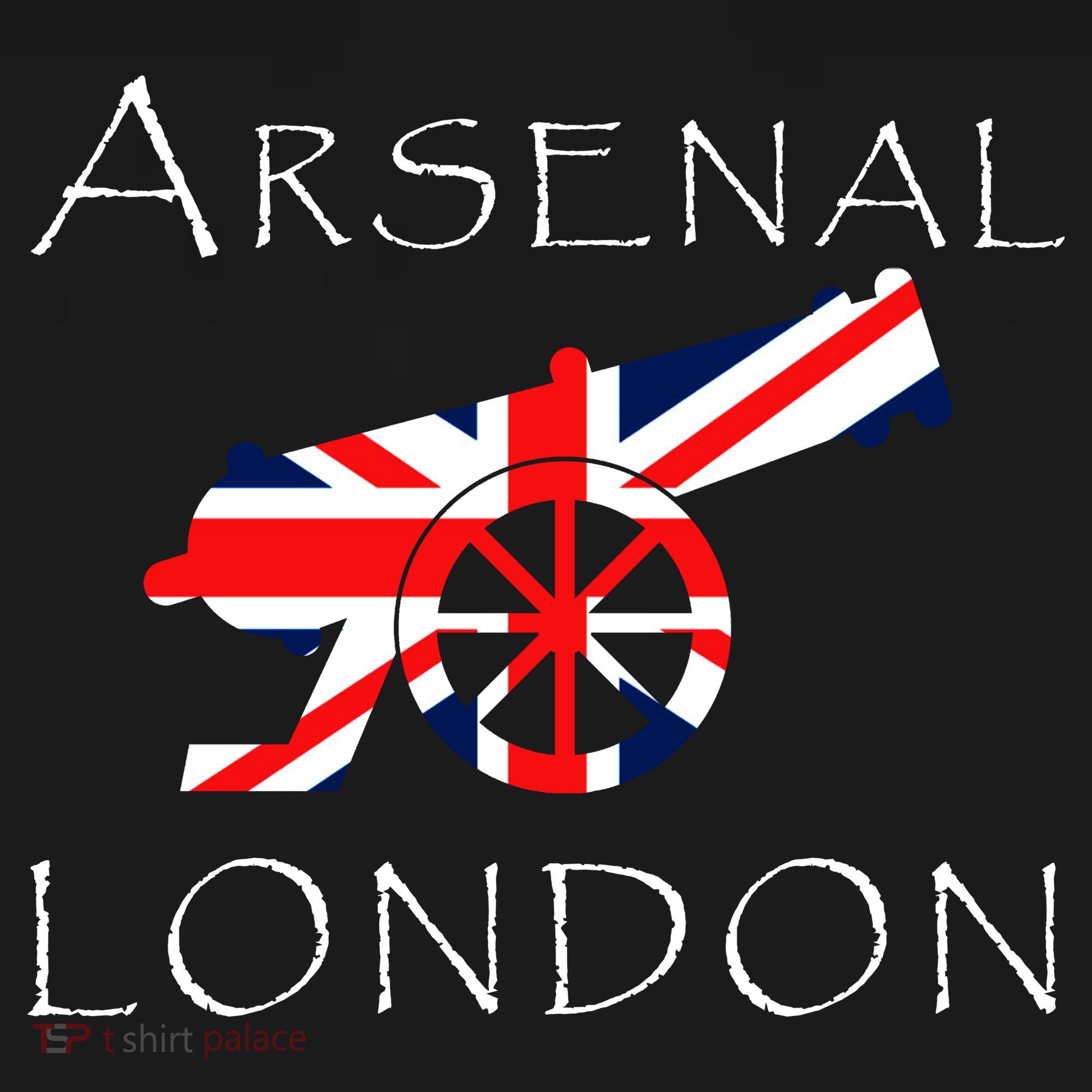 Arsenal London Soccer Jersey Cannon Union Jack  Mousepad