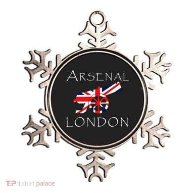 Arsenal London Soccer Jersey Cannon Union Jack  Ornament