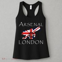 Arsenal London Soccer Jersey Cannon Union Jack  Women's Tank Top thumb 3