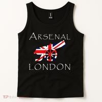 Arsenal London Soccer Jersey Cannon Union Jack  Tank Top thumb 2
