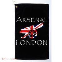 Arsenal London Soccer Jersey Cannon Union Jack  Golf Towel thumb 0
