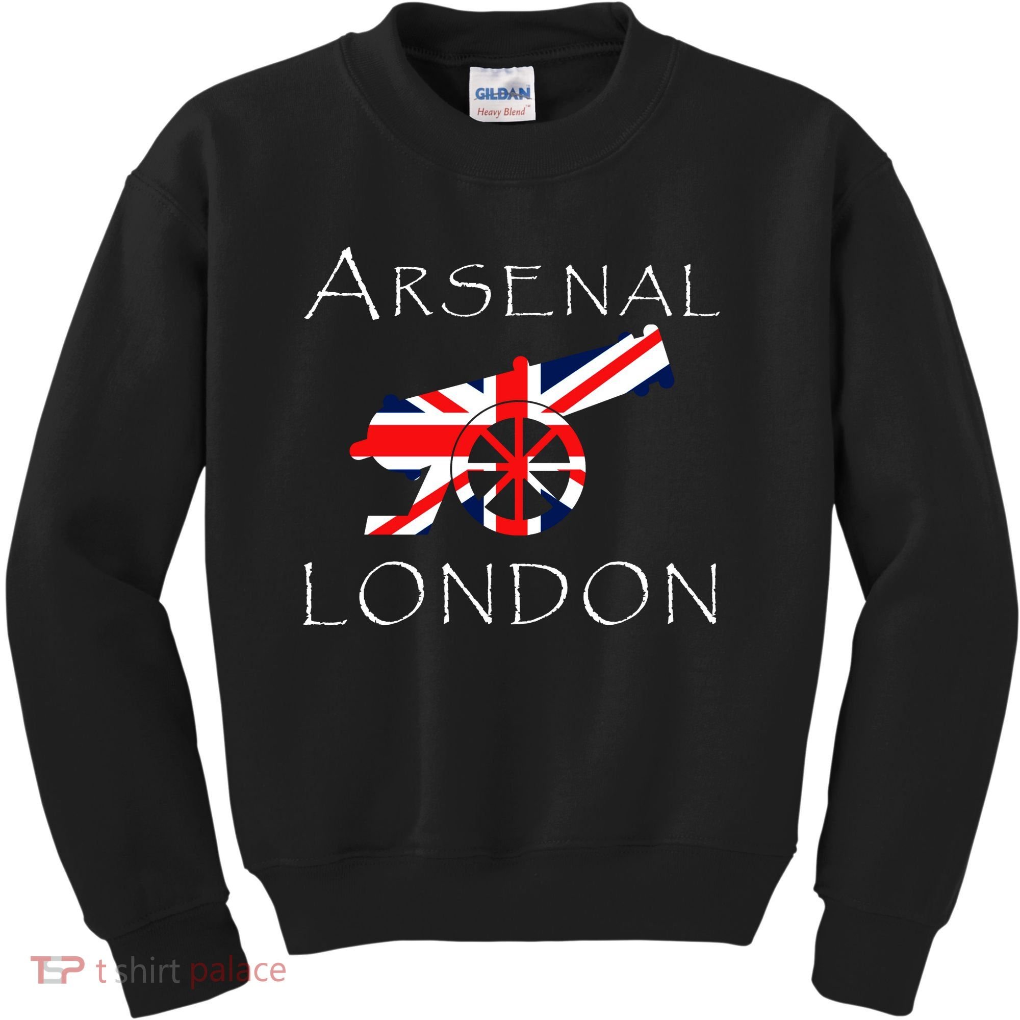 Arsenal London Soccer Jersey Cannon Union Jack  Kids Sweatshirt