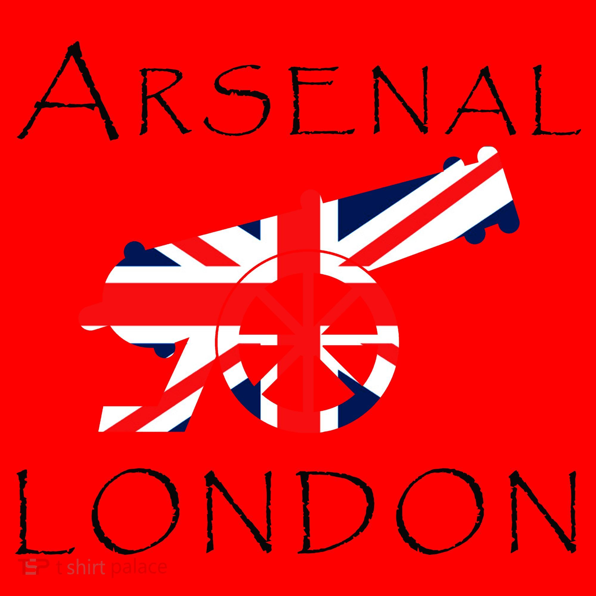 Arsenal London Soccer Jersey Cannon Union Jack  Santa Hat