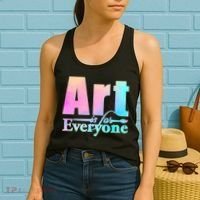Art Is For Everyone Women's Tank Top thumb 2