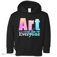 Art Is For Everyone Toddler Hoodie thumb 0