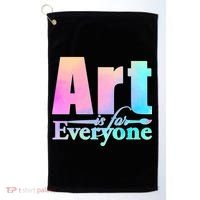 Art Is For Everyone Golf Towel thumb 0