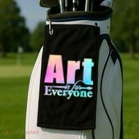 Art Is For Everyone Golf Towel thumb 2