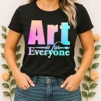Art Is For Everyone Women's T-Shirt thumb 2