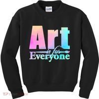 Art Is For Everyone Kids Sweatshirt thumb 0