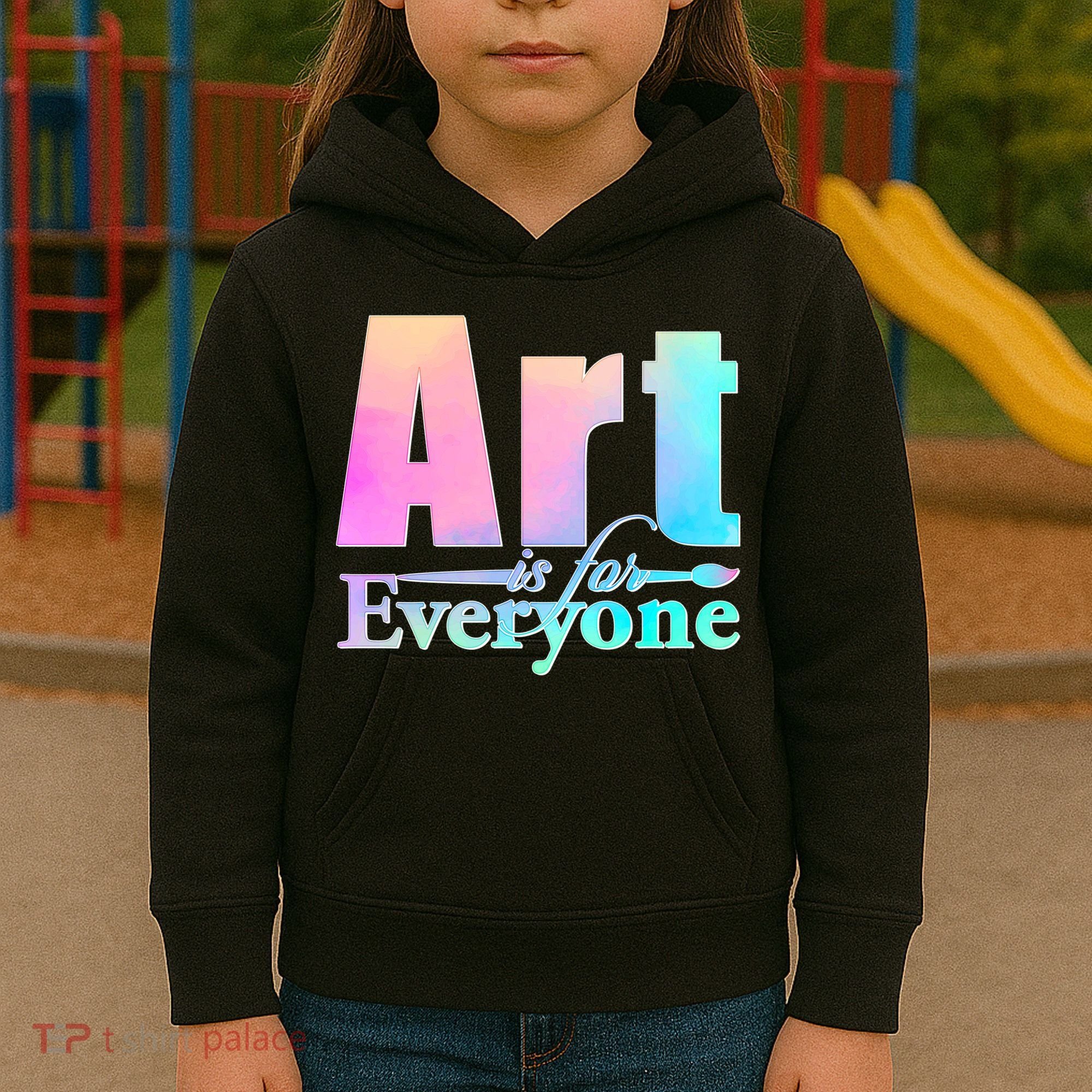 Art Is For Everyone Kids Hoodie