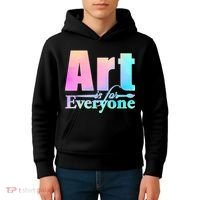 Art Is For Everyone Kids Hoodie thumb 4