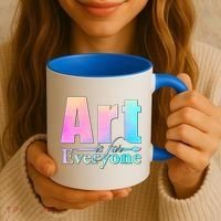 Art Is For Everyone Coffee Mug thumb 3