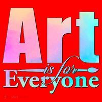 Art Is For Everyone Santa Hat thumb 1