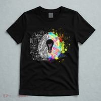 Art of Science Colorful Brain T-Shirt thumb 5