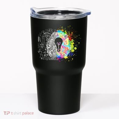 Art of Science Colorful Brain Tumbler