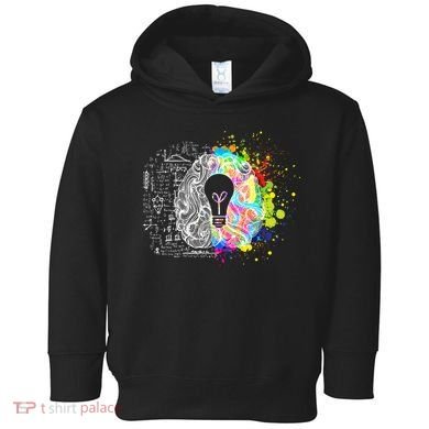 Art of Science Colorful Brain Toddler Hoodie