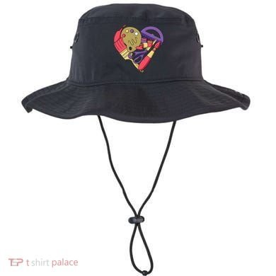 Art Supplies Heart Bucket Hat