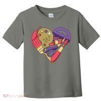 Art Supplies Heart Toddler T-Shirt thumb 0