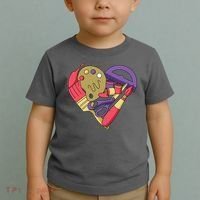 Art Supplies Heart Toddler T-Shirt thumb 2