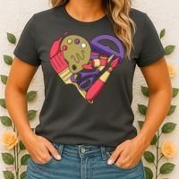 Art Supplies Heart Women's T-Shirt thumb 2