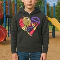 Art Supplies Heart Kids Hoodie thumb 2