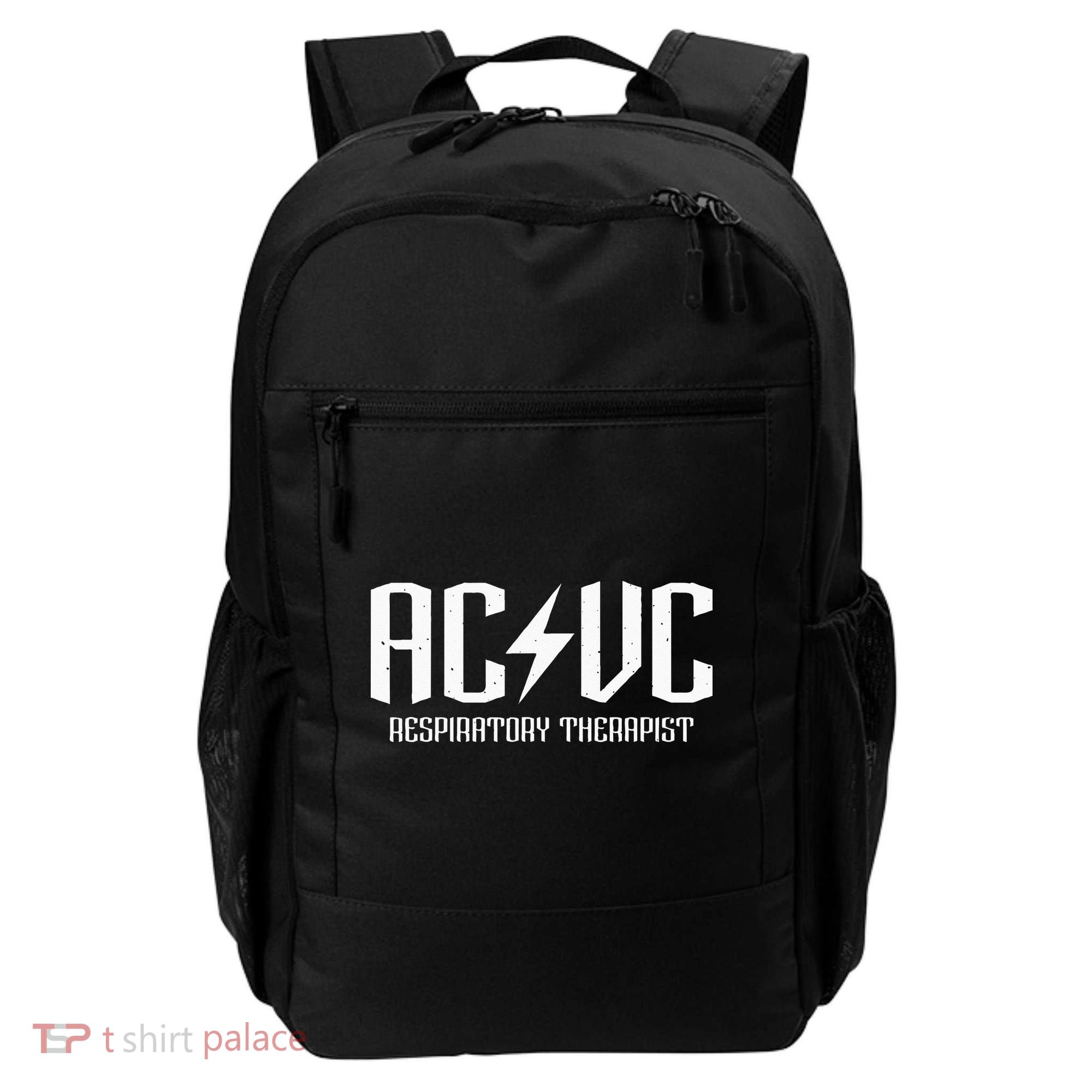 ACVC Respiratory Therapist Funny Vent Settings RT Student Backpack
