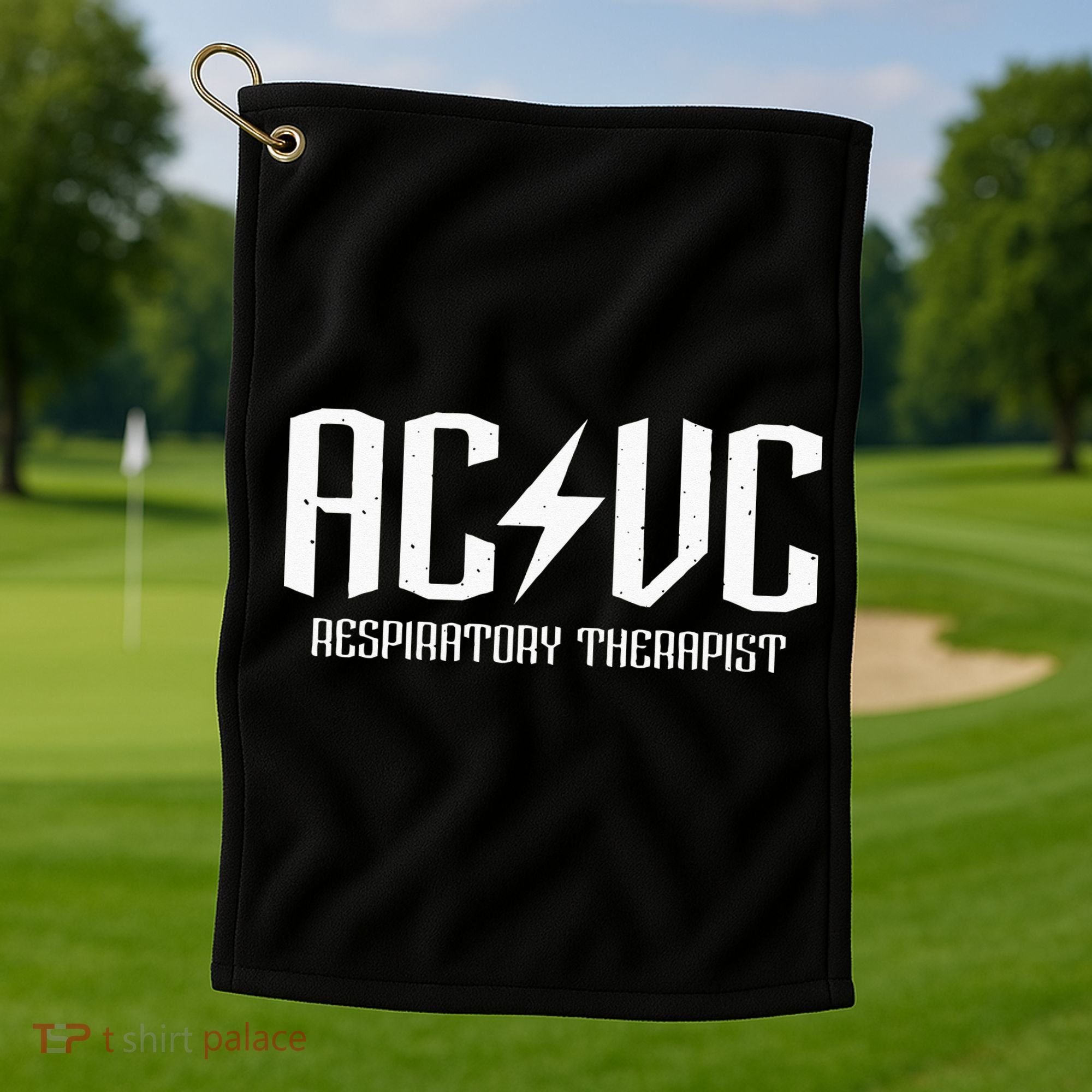 ACVC Respiratory Therapist Funny Vent Settings RT Student Golf Towel