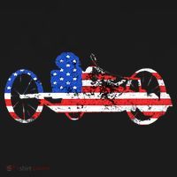 American Recumbent Trike USA Cycling Recumbent Bike Triker T-Shirt thumb 7