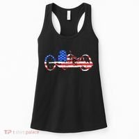 American Recumbent Trike USA Cycling Recumbent Bike Triker Women's Tank Top thumb 0