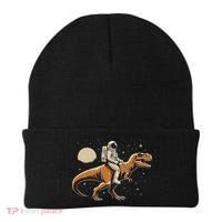 Astronaut Riding T Rex Dinosaur Astro Space Beanie thumb 0