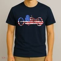 American Recumbent Trike USA Cycling Recumbent Bike Triker T-Shirt thumb 3